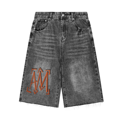 Men's AM Tape Logo Black Jorts